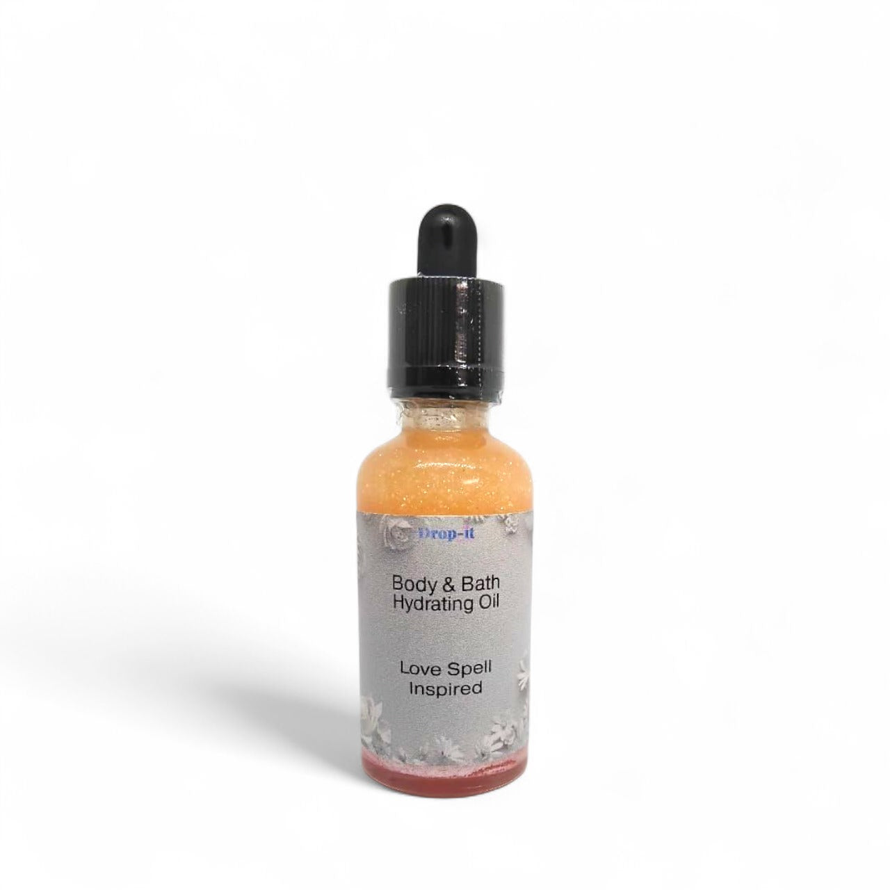 Nourishing body and bath oil in an elegant bottle for soft, hydrated skin