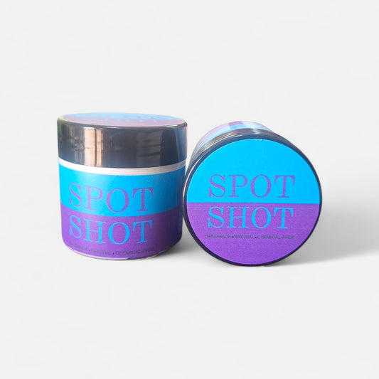 Spot Shot pimple eliminator to target and reduce blemishes quickly