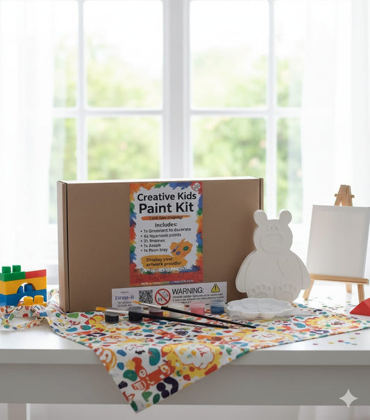 Kids paint kit with all supplies to inspire creativity and fun