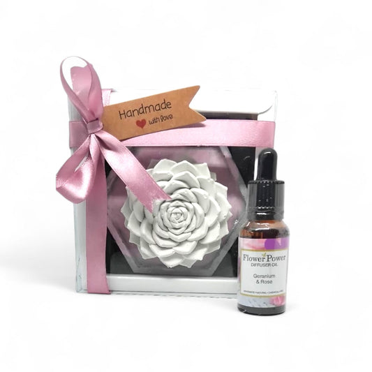Luxury diffuser gift set designed to gently scent living spaces