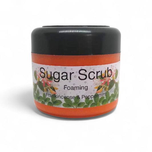 Pre-shave sugar scrub to gently exfoliate and prepare skin for shaving