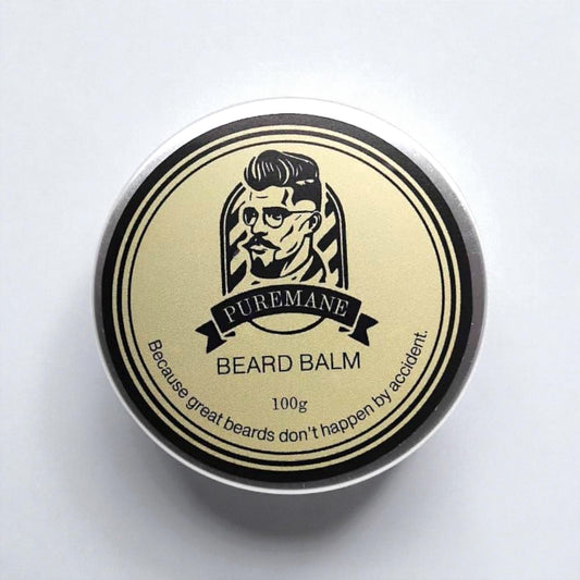 Beard balm designed to nourish, soften, and tame facial hair