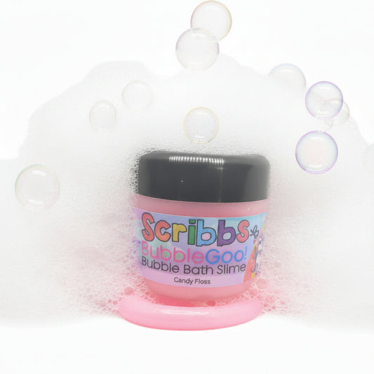 Bubble GOO! bubbe bath slime for kids by Drop-it Natural Products