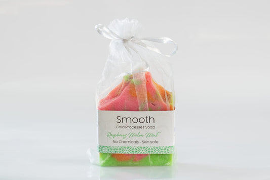 Handcrafted cold processed soap made with skin-loving oils