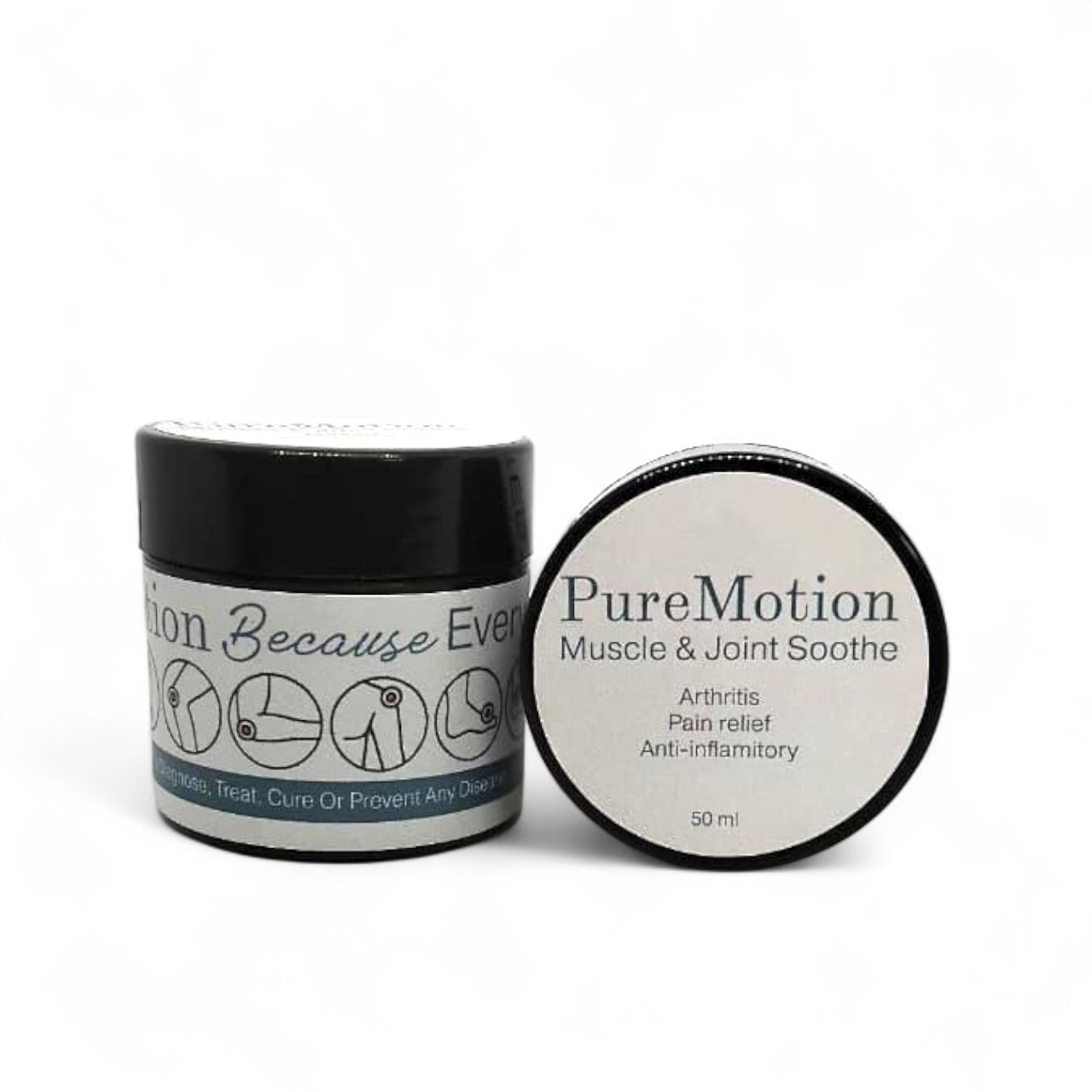 PureMotion herbal cream with soothing natural ingredients for comfort
