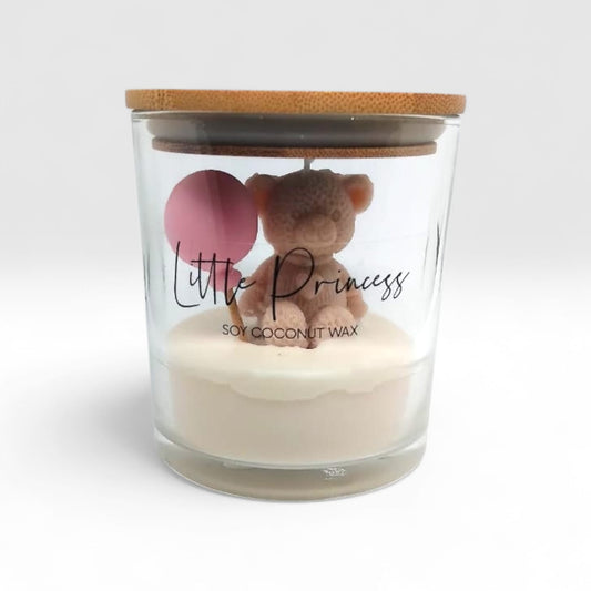 Handcrafted soy wax candle with a unique design and long-lasting fragrance